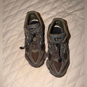 New Balance Gray and Olive Sneakers